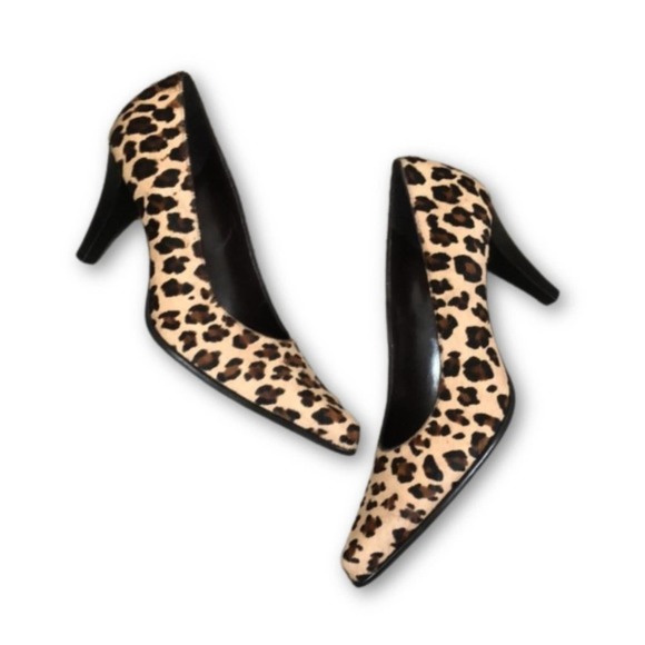 Franco Sarto Shoes - Franco Sarto Leopard Calf Hair Pumps (8.5)